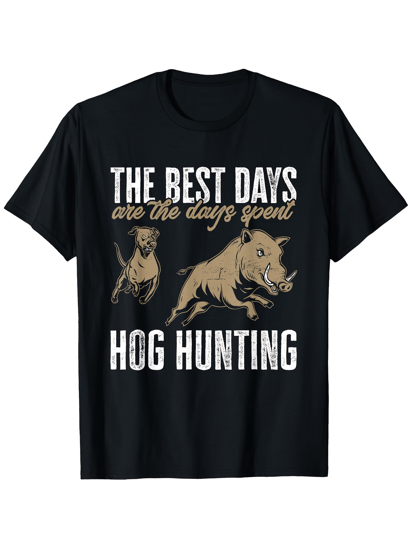 Wildman Hunting & Outdoor Price List - Wild Hog Hunting Dog Print T-Shirt