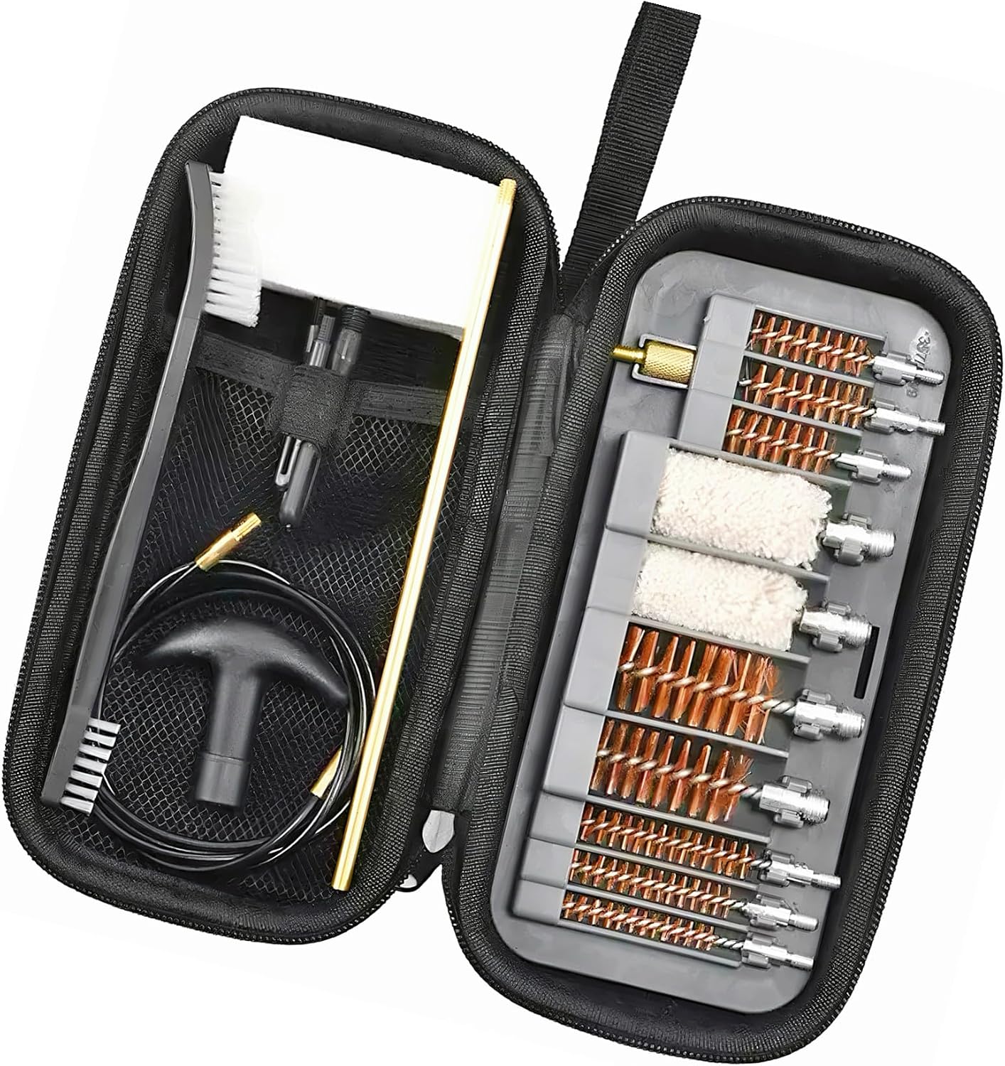 Hunting & Outdoor Supplies Carterton - (20-teiliges, Messing) Universelles Multi-Kaliber-Waffenreinigungsset für Handfeuerwaffen