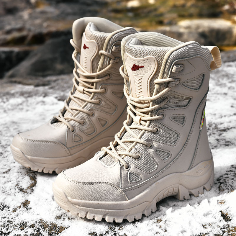 Outdoor Hunting Fabric - Gepolsterte Winter-Outdoor-Wanderstiefel für Paare, Herren-Trekkingschuhe, Damen,