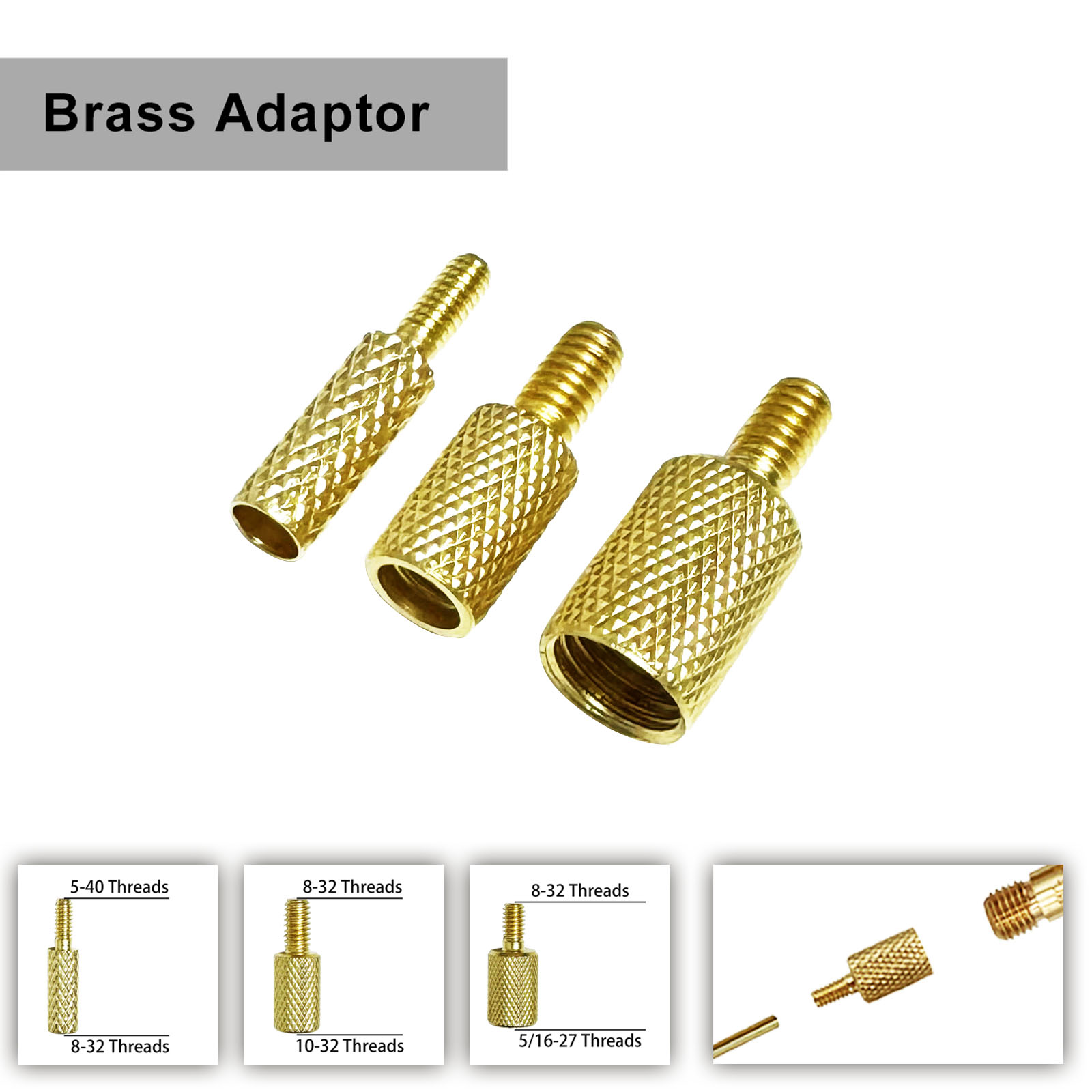 Gun Cleaning Rod - 1PCS Pistole Reinigung Stange Fitting Adapter