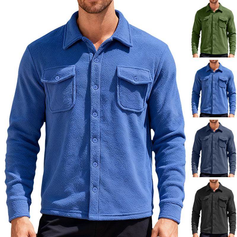 Hunting Outdoor Brand - Herren Outdoor Freizeitjacke mit Fleecefutter, Langarm,