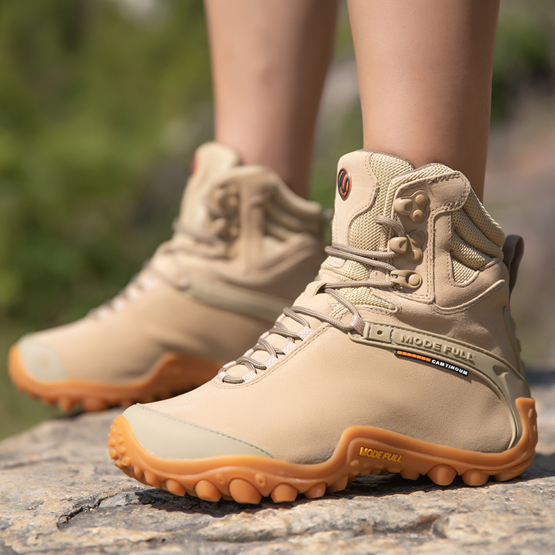 Outdoor Hunting Fabric - Kuh Leder Männer Winter Wandern Stiefel