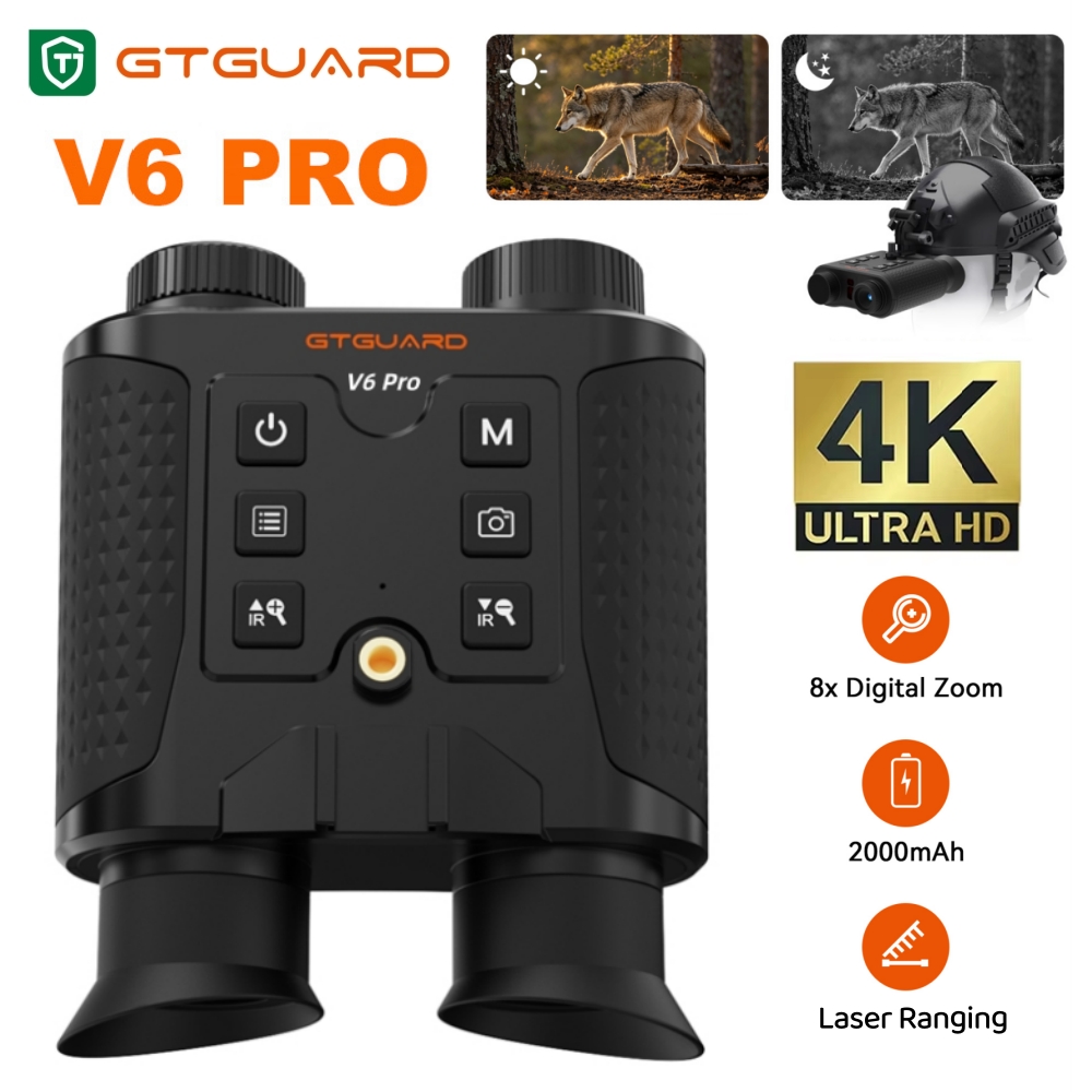 Outdoor Hunting Videos - 4K Nachtsichtfernglas 8X Digitaler Zoom Infrarot-Nachtsichtgerät