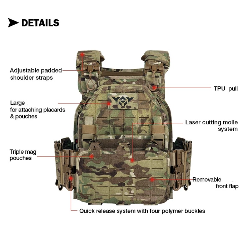 YAKEDA Taktische Weste 6094, s – Outdoor Hunting Vest Bewertung und Preis