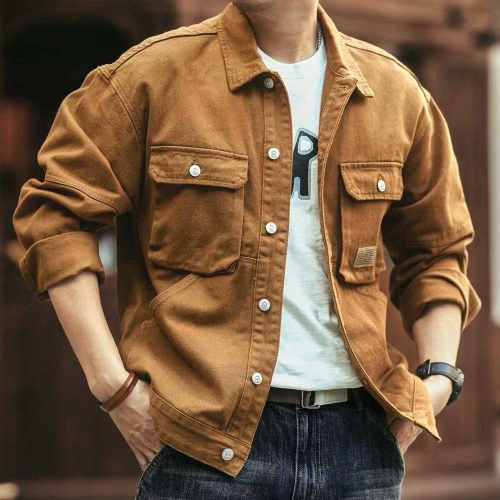 Retro Amerikanische Denim-Jack – Hunting Outdoor Brand Bewertung und Preis