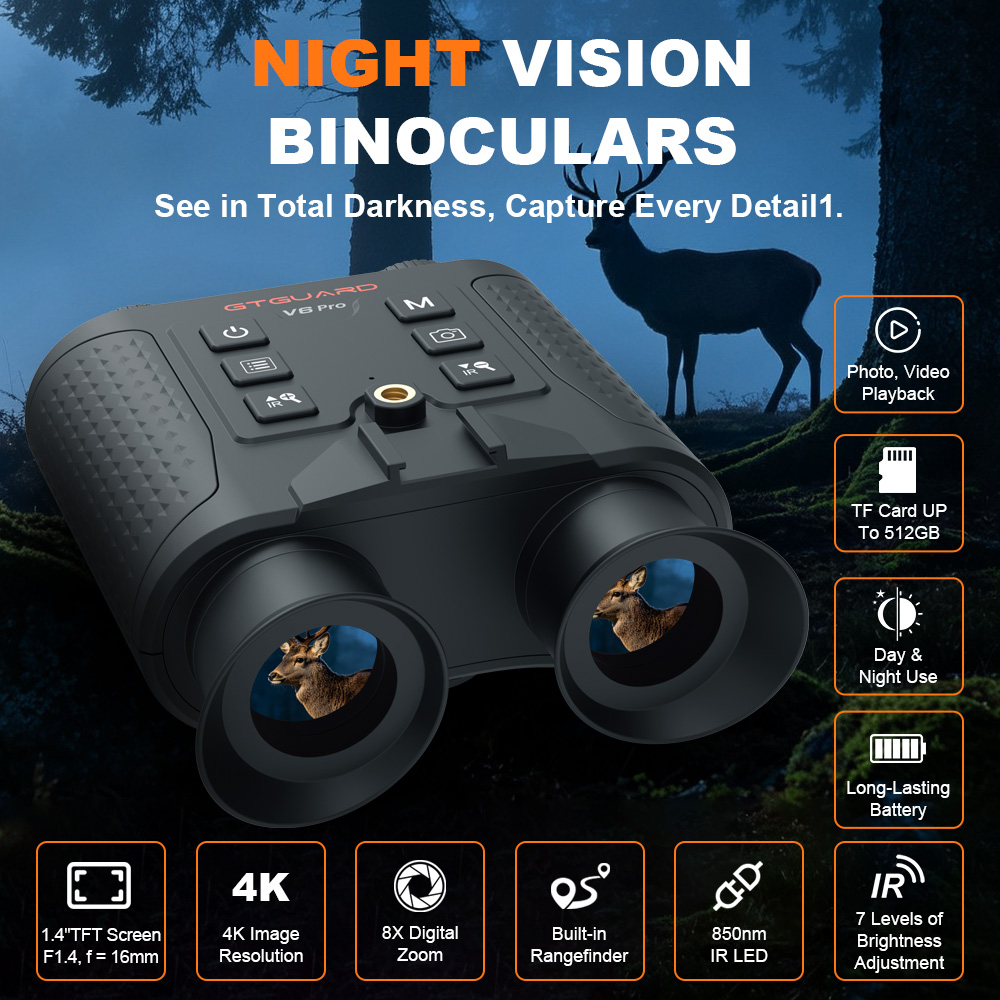 4K Nachtsichtfernglas 8X Digit – Outdoor Hunting Videos Bewertung und Preis